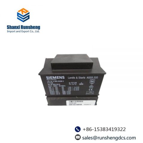SIEMENS AGG5.220 Mains Transformer, LMV5 System Application