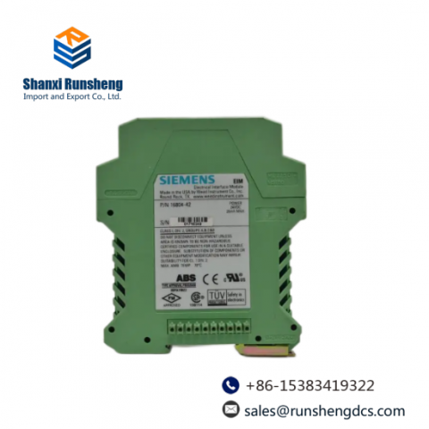 Siemens Moore 16804-42 Electrical Interface Module