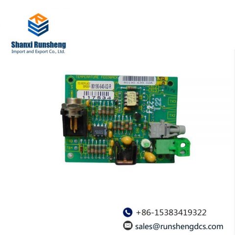 AB 80190-640-02-R Temperature Feedback Board, for precise industrial control systems