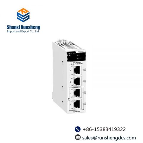 Schneider Electric BMXNOC0401: Industrial Ethernet Communication Module, 200 Characters or Less