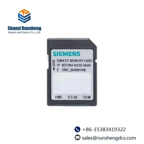 SIEMENS S7 Memory Card, 6ES7954-8LC02-0AA0, Control & Automation Module
