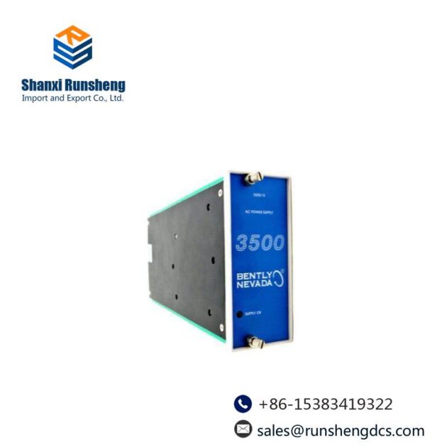 BENTLY 3500/15 Front Card, Industrial Control Module