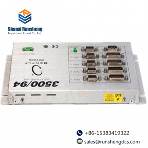 Bently Nevada 3500/94 VGA Display Monitor: Industrial Control Solution for Enhanced Visibility