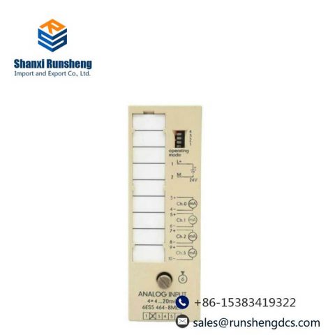 Siemens 6ES5464-8ME11 Analog Input Module for S5-90U/-95U/-100U PLC