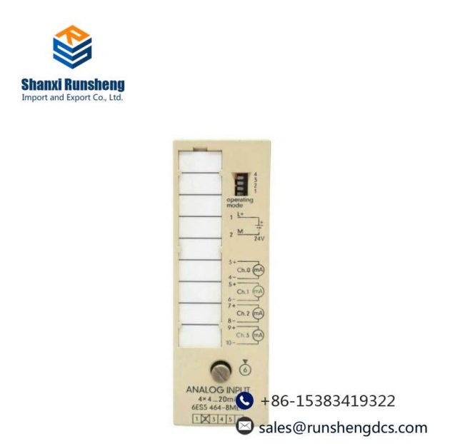 Siemens 6ES5464-8ME11 Analog Input Module for S5-90U/-95U/-100U PLC