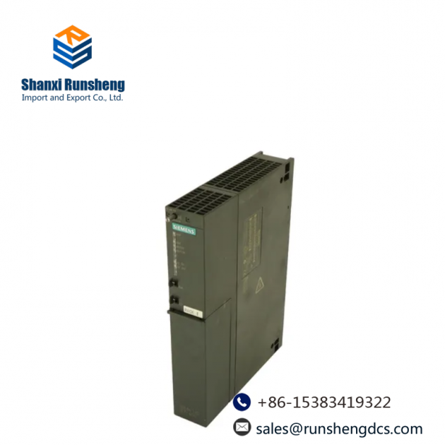 SIEMENS 6ES7405-0KA01-0AA0 Power Supply Module, High Efficiency & Reliability for Industrial Automation
