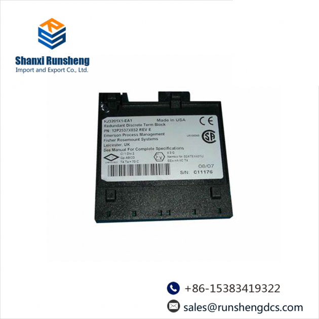 Emerson KJ7011X1-BA1 Analog Input Module for Industrial Automation Control Systems