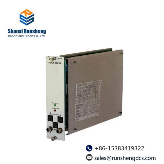 Bently Nevada 3300/16-15-01-03-00-00-02 Dual Vibration Monitor - Precision Monitoring Solution for Industrial Applications