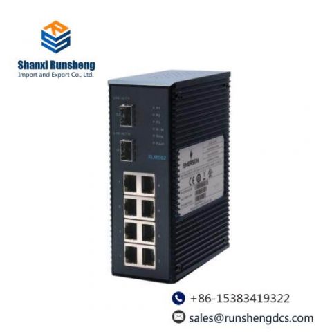 EMERSON IC086SLM082 - High-Performance 10-Port Managed Ethernet Switch for Industrial Control Applications